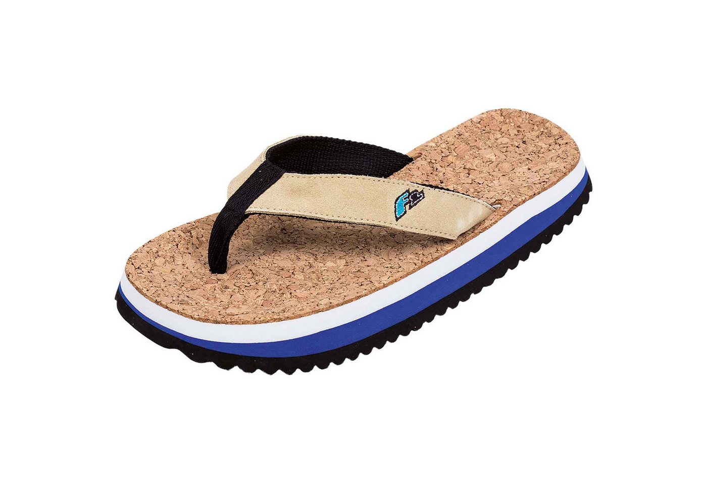 F2 Herren Schuhe Beach Slipper Flip Flops 40/41 Blau 2024/25 Slipper