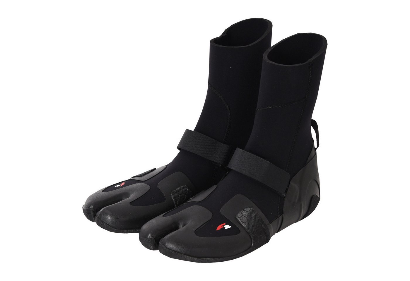 F2 Neopren Schuhe Barfuss Schuhe Split Toe Surfschuhe 43-44 Schwarz Neoprenschuh