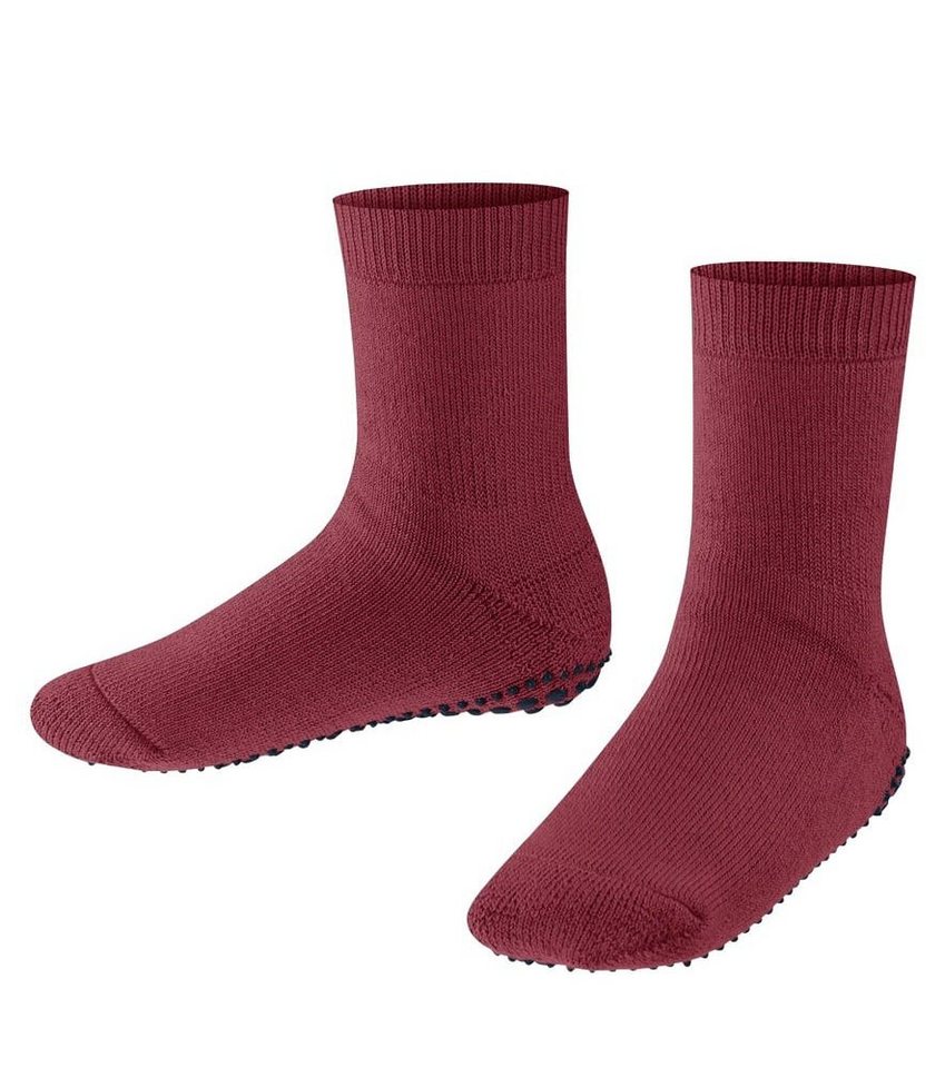 Falke Catspads (wärmende Merinowolle) korallrot Kinder Hausschuh