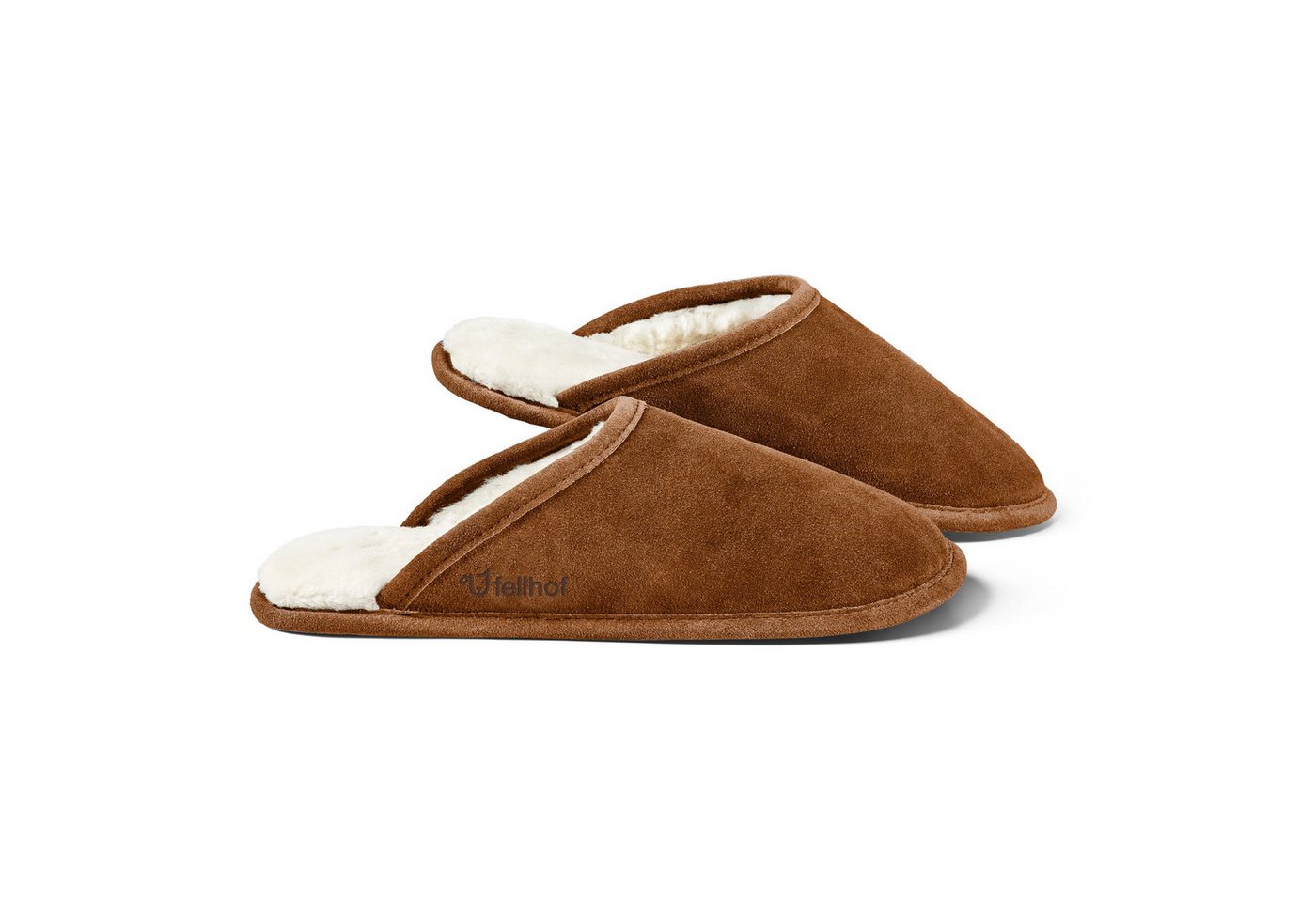 Fellhof Lammfellpantoffel Trendy Pantoffel (1 Paar, 1-tlg., 1 Paar) 100% Naturprodukt