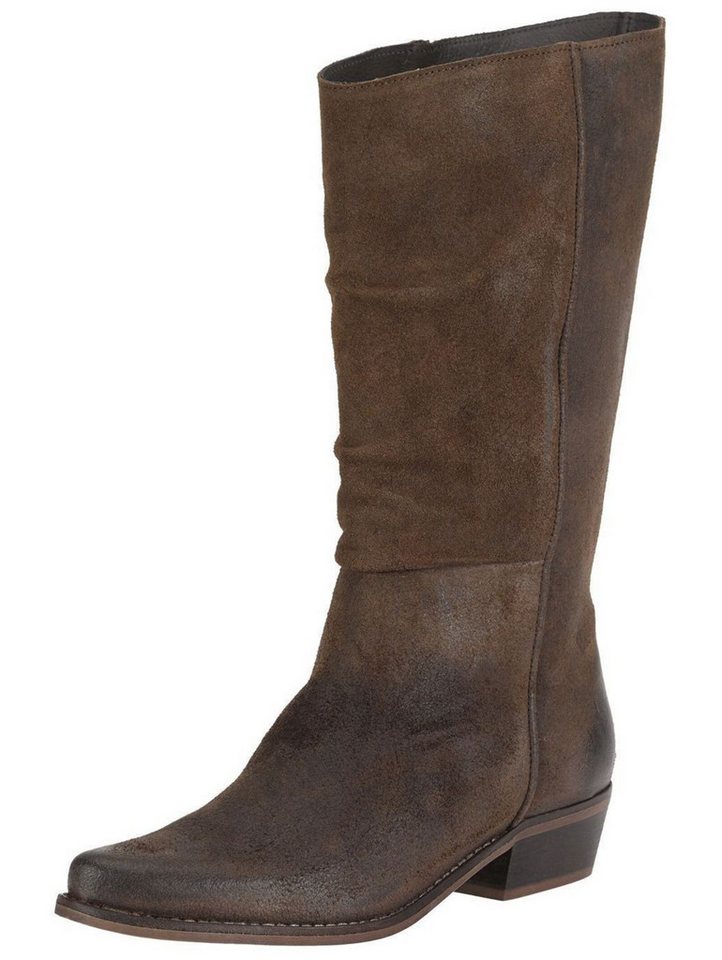 Felmini Stiefel Leder Bikerboots (braun)