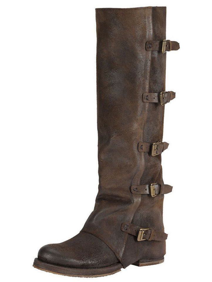 Felmini Stiefel Leder Bikerboots (braun)