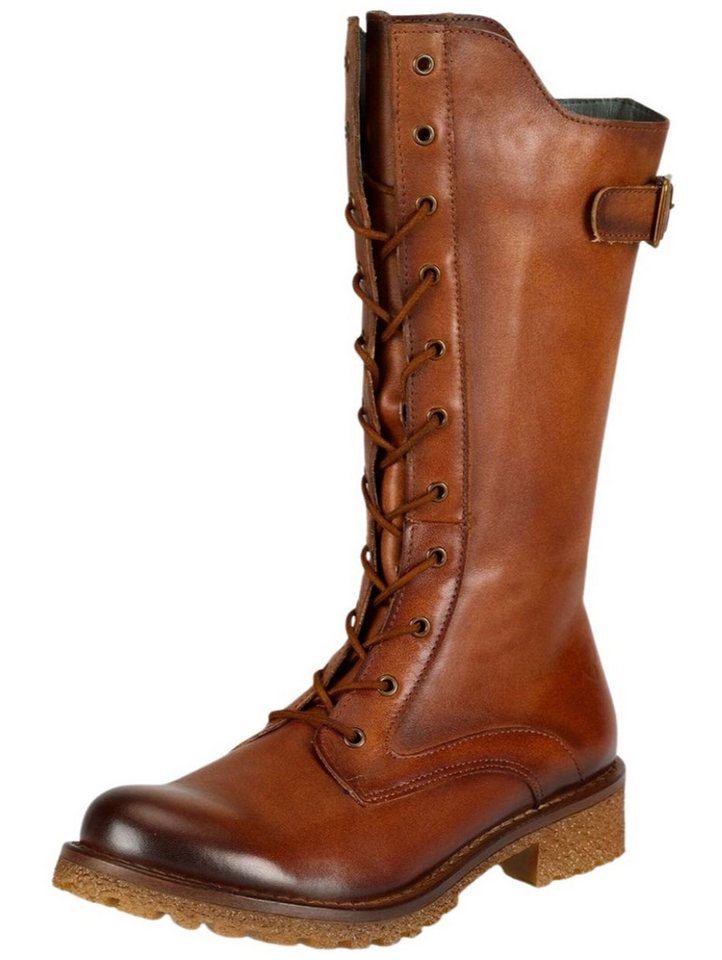 Felmini Stiefel Leder . Schnürstiefel (braun)