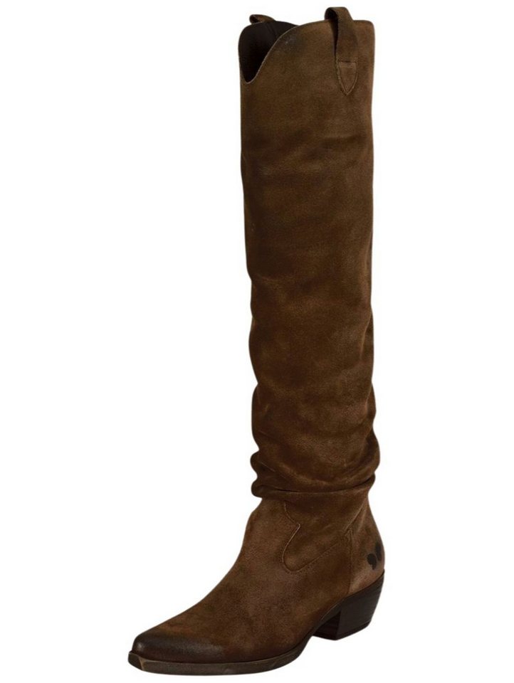 Felmini Stiefel Veloursleder . Bikerboots
