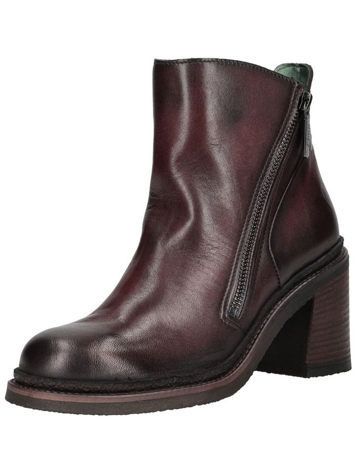 Felmini Stiefelette Leder . Stiefelette (rot)