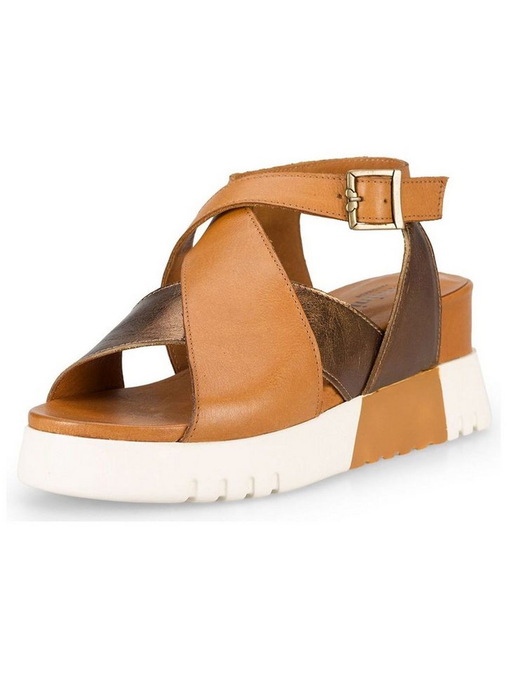 Felmini Wide Fit Sandalen Leder . Riemchensandalette