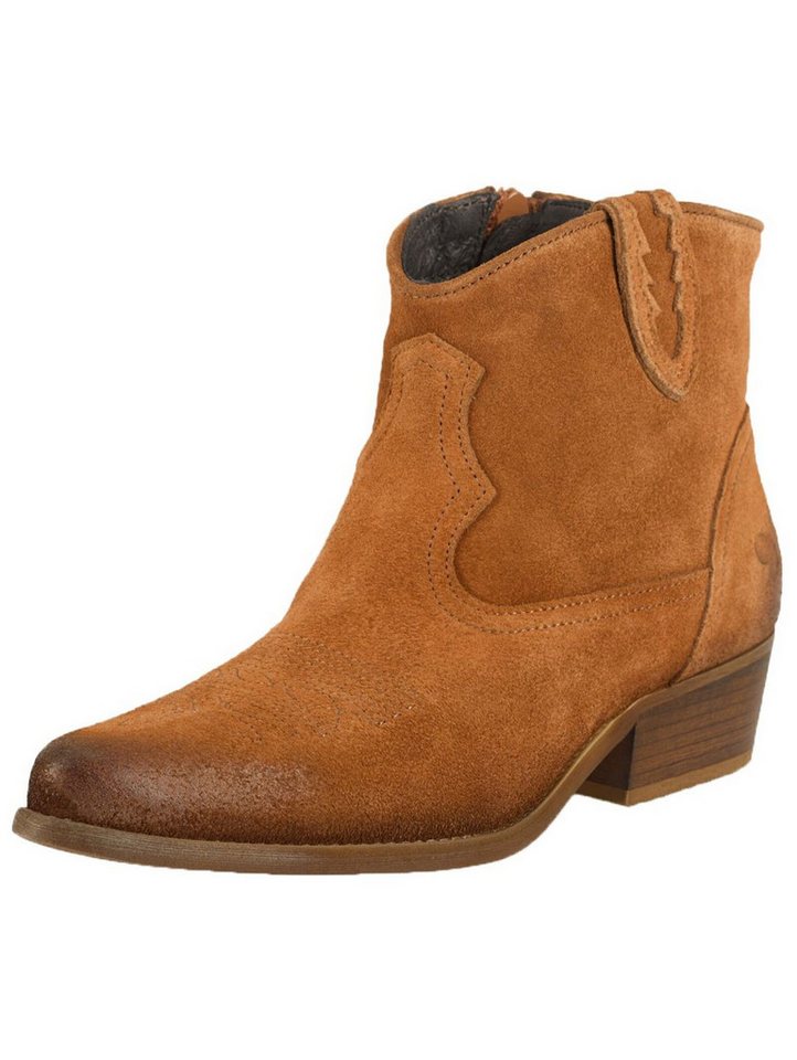 Felmini Wide Fit Stiefelette Veloursleder . Cowboy Stiefelette