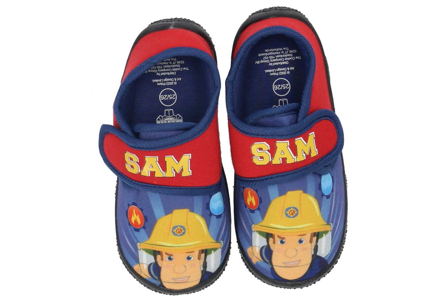 feuerwehrmann sam Hausschuhe Slipper für Schule Kita Zuhause Hausschuh