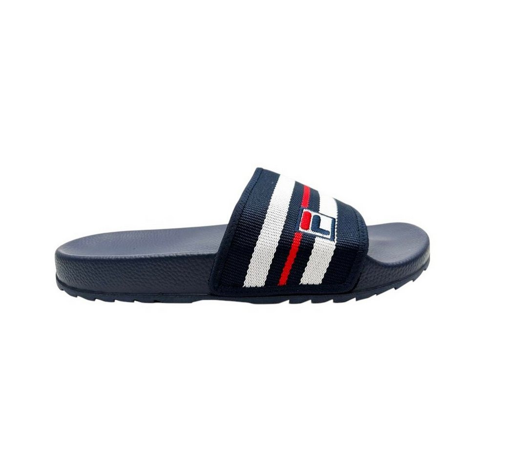 Fila Heritage Slides navyblau Badeschuh