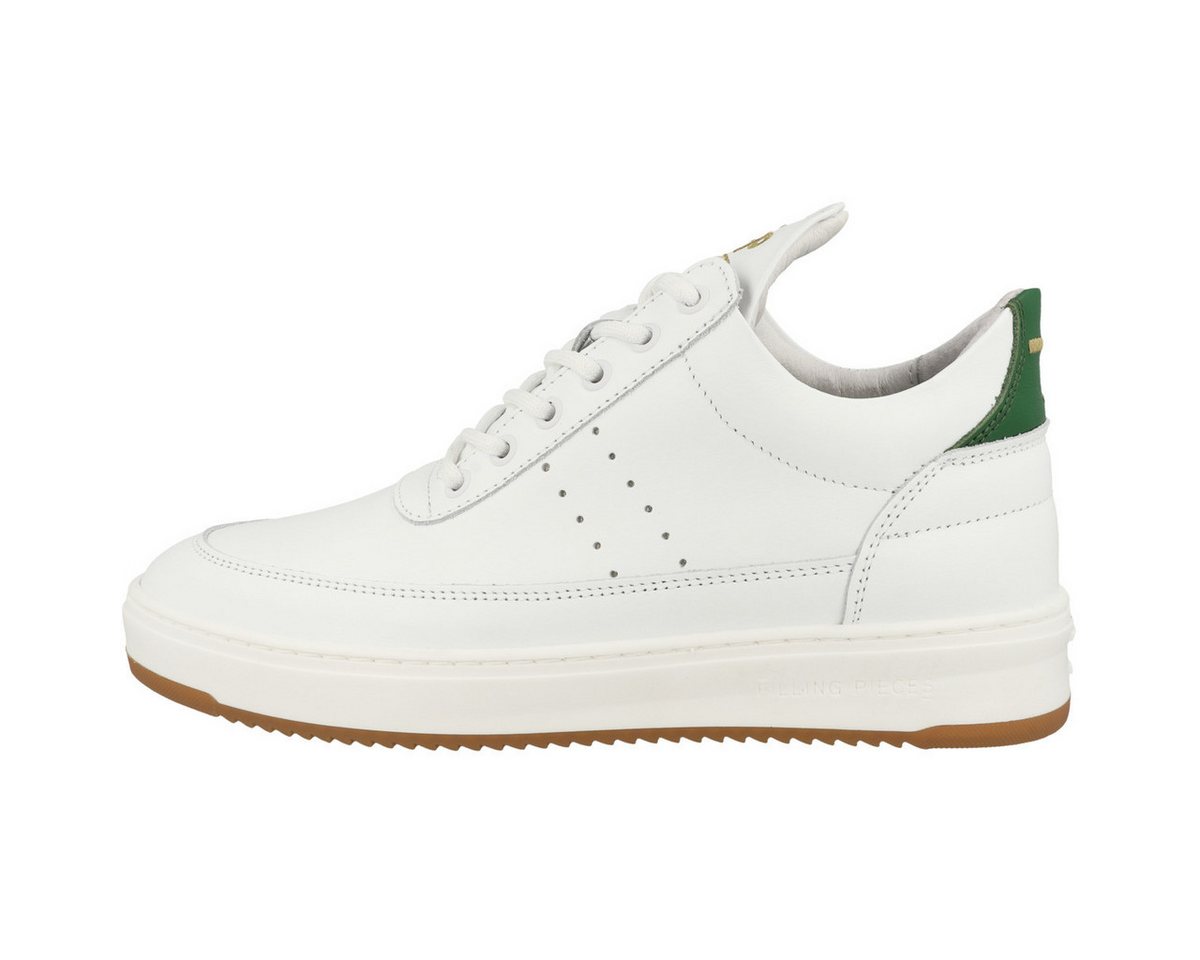 Filling Pieces Low Top Bianco Unisex Erwachsene Sneaker Turnschuhe, Sportschuhe, Freizeitschuhe, Halbschuhe, Schnürschuhe