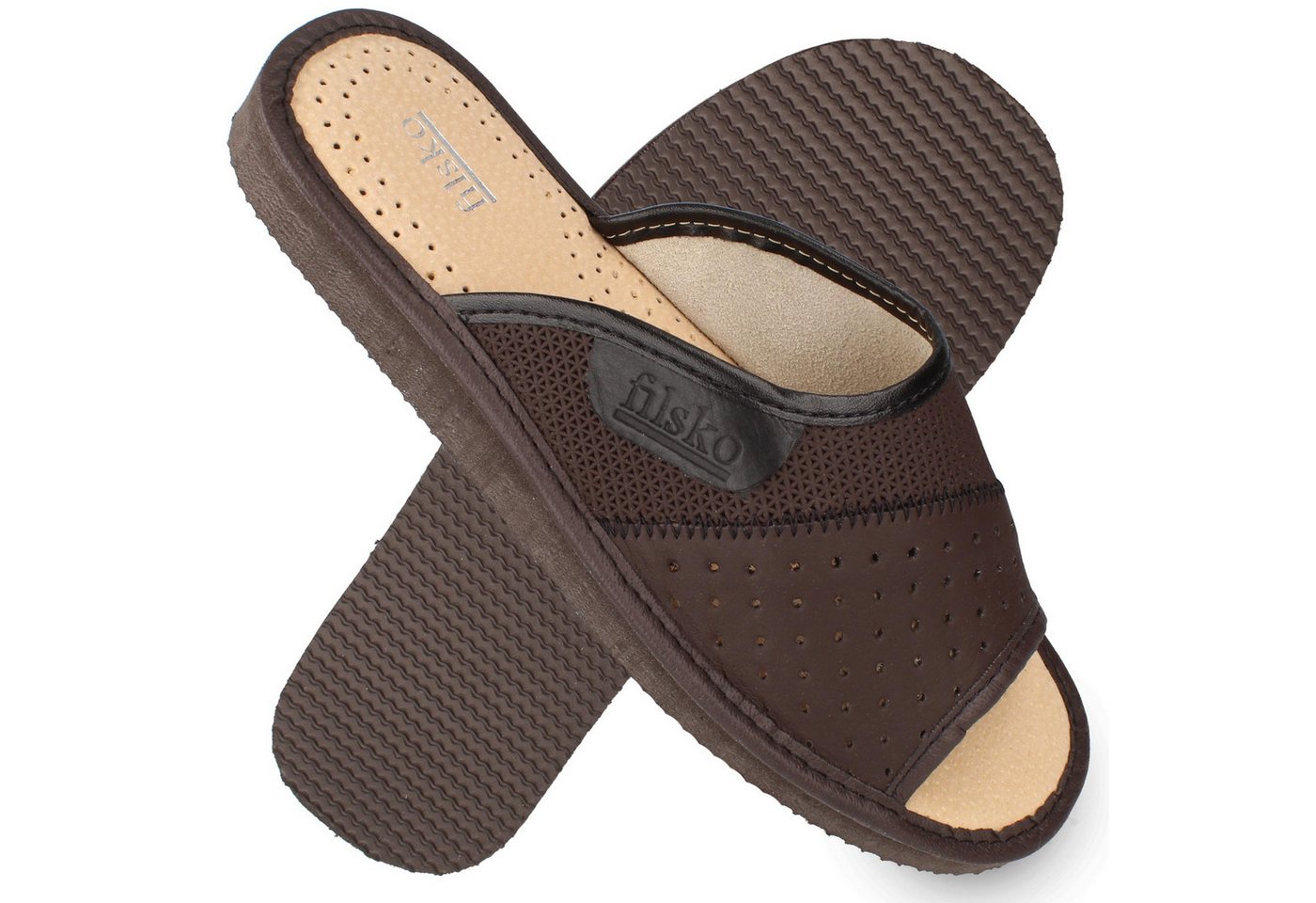 filsko Hartberg Herren Hausschuh (1 Paar, mit EVA Laufsohle) Memory-Foam