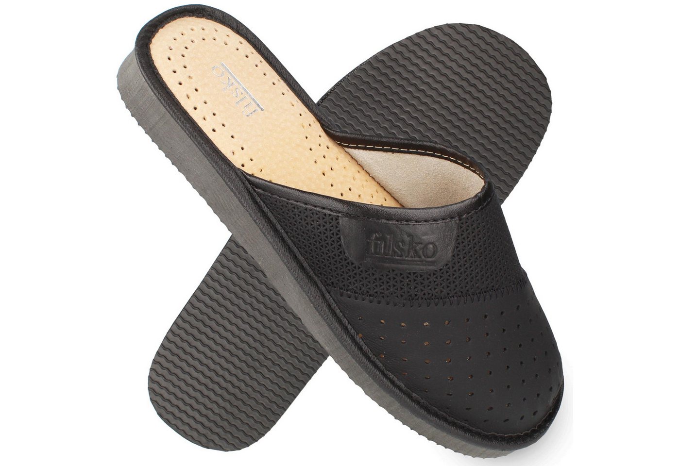 filsko Kapfenberg Herren Hausschuh (1 Paar, mit EVA Laufsohle) Memory-Foam