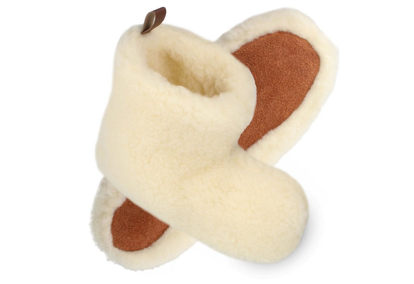 filsko Nordkapp Warme Wollsocken HausSchuhe für Damen und Herren Hausschuh mit wolle gefüttert