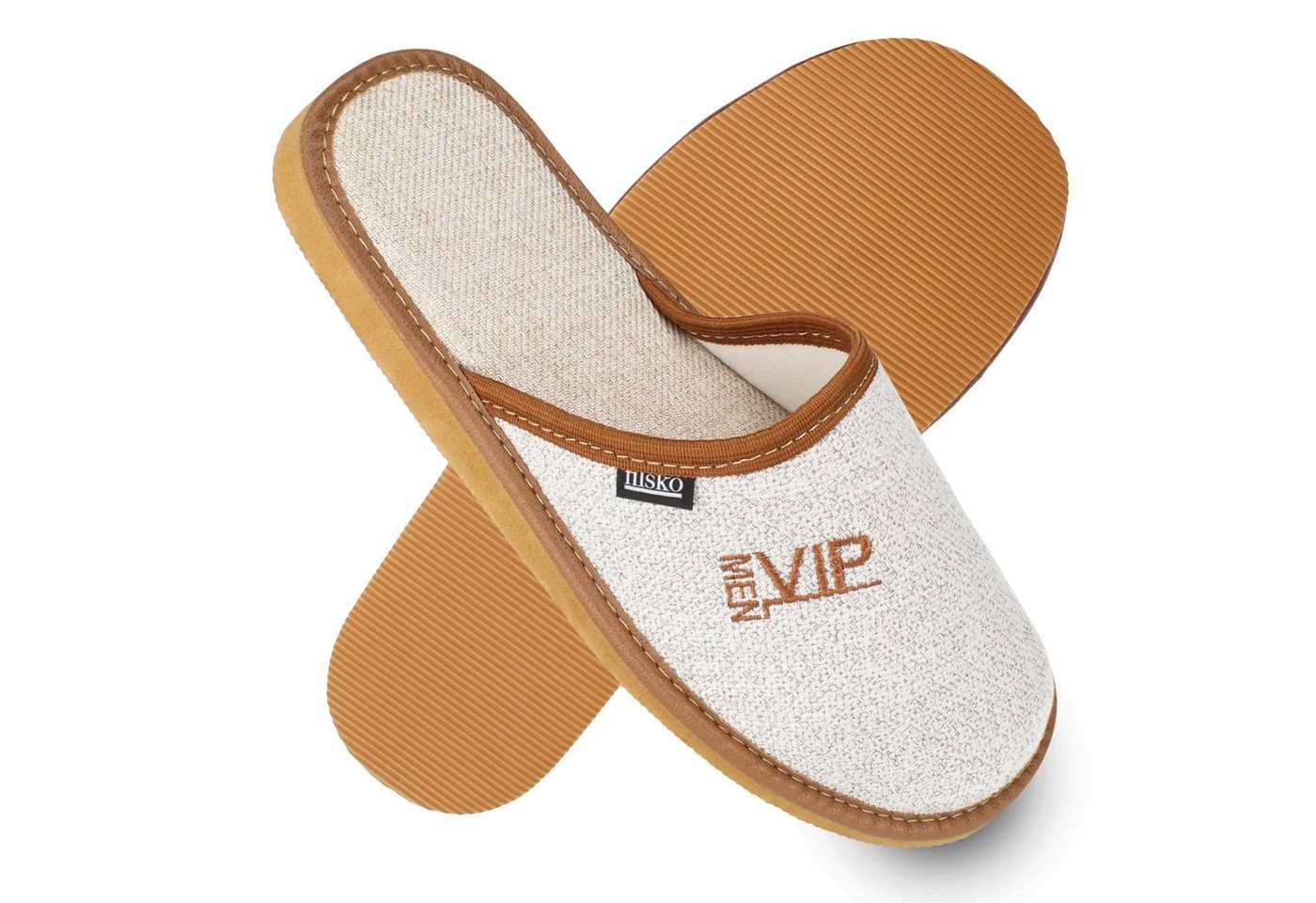 filsko Staun VIP MEN Herren Hausschuh Stickerei VIP MEN
