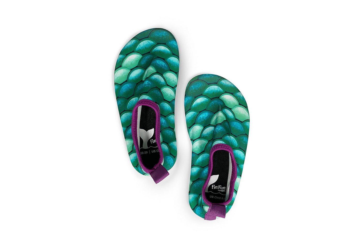 Fin Fun Strand- und Badeschuhe in verschiedenen Farben und Größen Strandschuh (grün)
