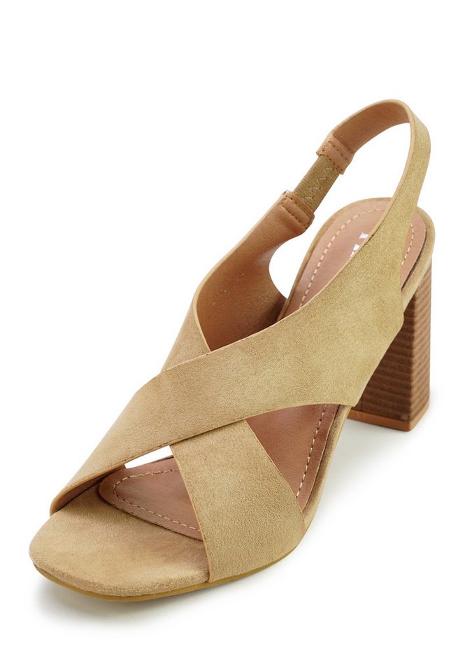 Findlay CALA Sandale mit Absatz in Korkoptik (beige)