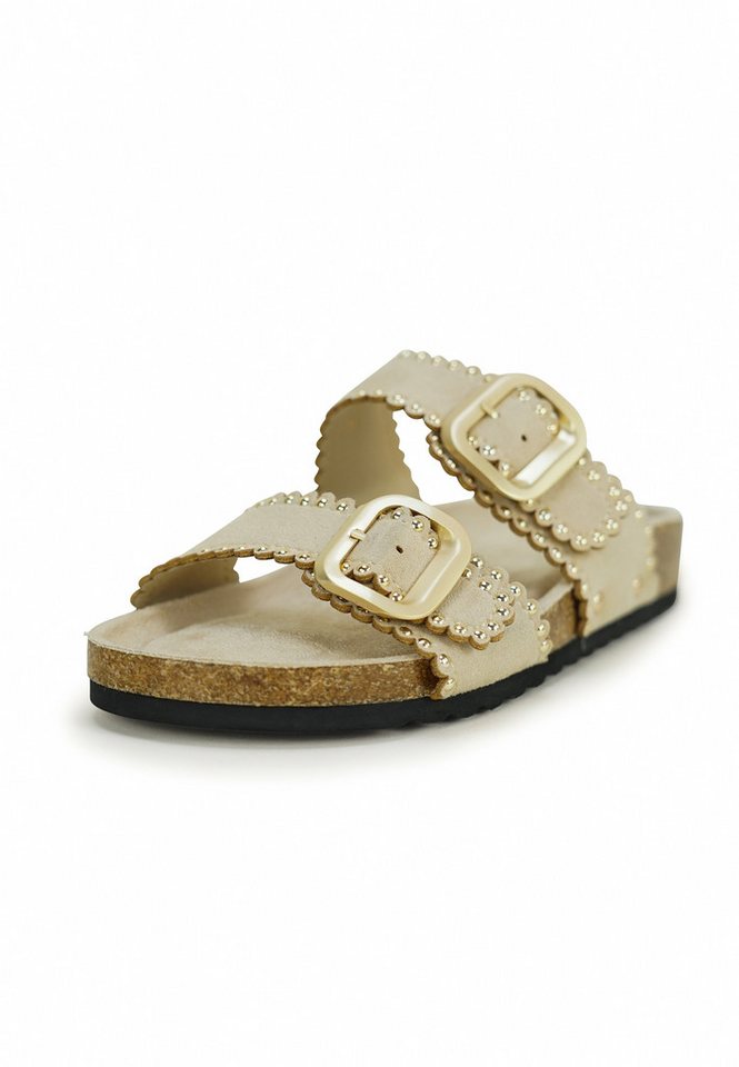 Findlay PERRY Pantolette im tollen Nieten-Design (beige)