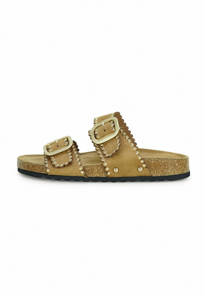 Findlay PERRY Pantolette im tollen Nieten-Design (braun)