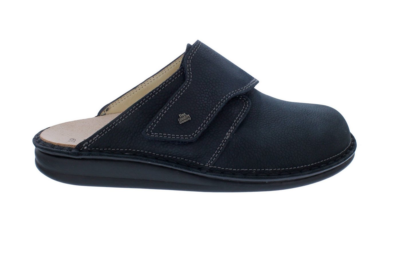 Finn Comfort Amalfi - Clog 1515-834041, Klettverschluss, Nubukleder, A Clog