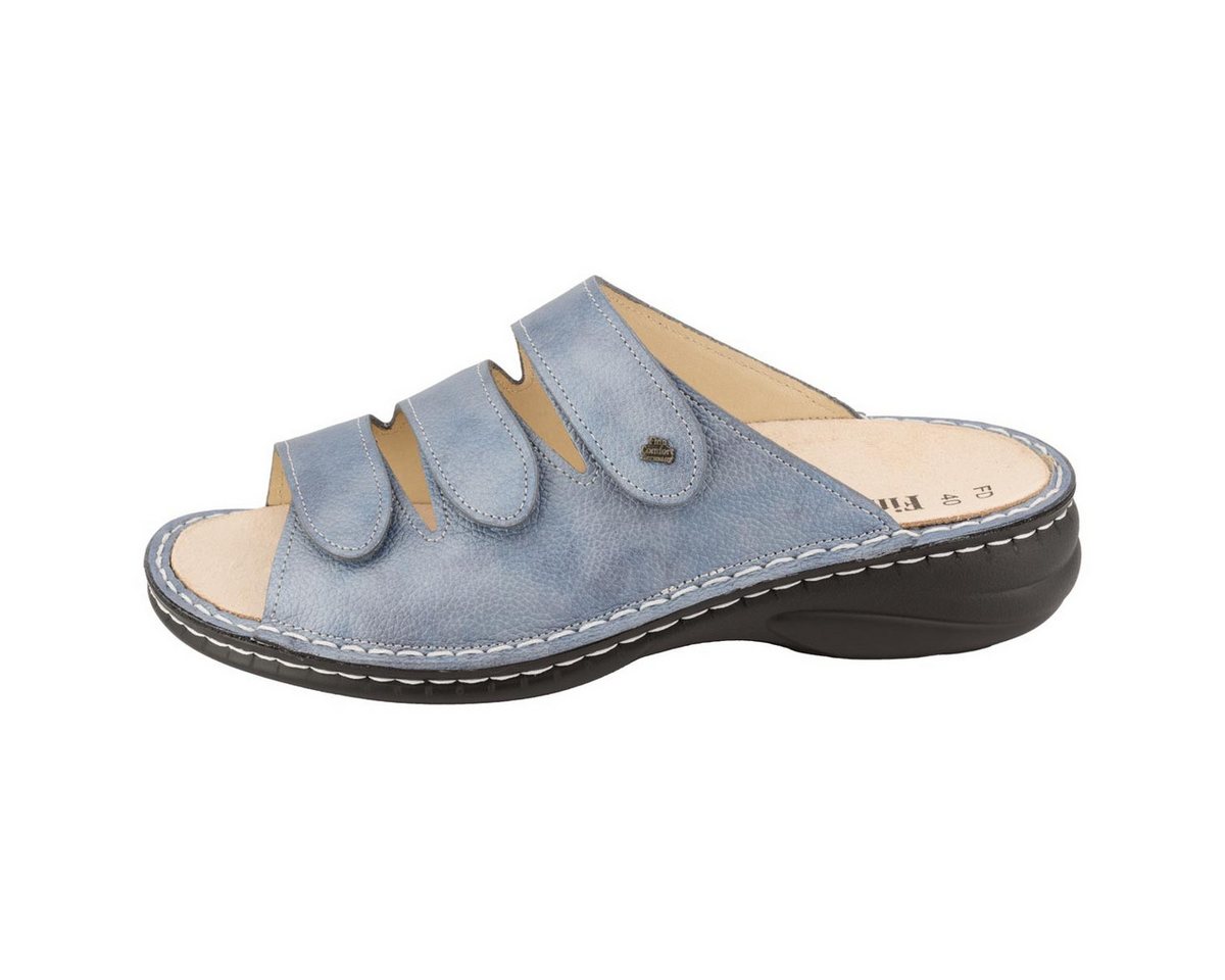 Finn Comfort Hellas Pantolette (1-tlg) Pantoletten - Komfortables Leder für höchsten Tragegenuss (Jeans)