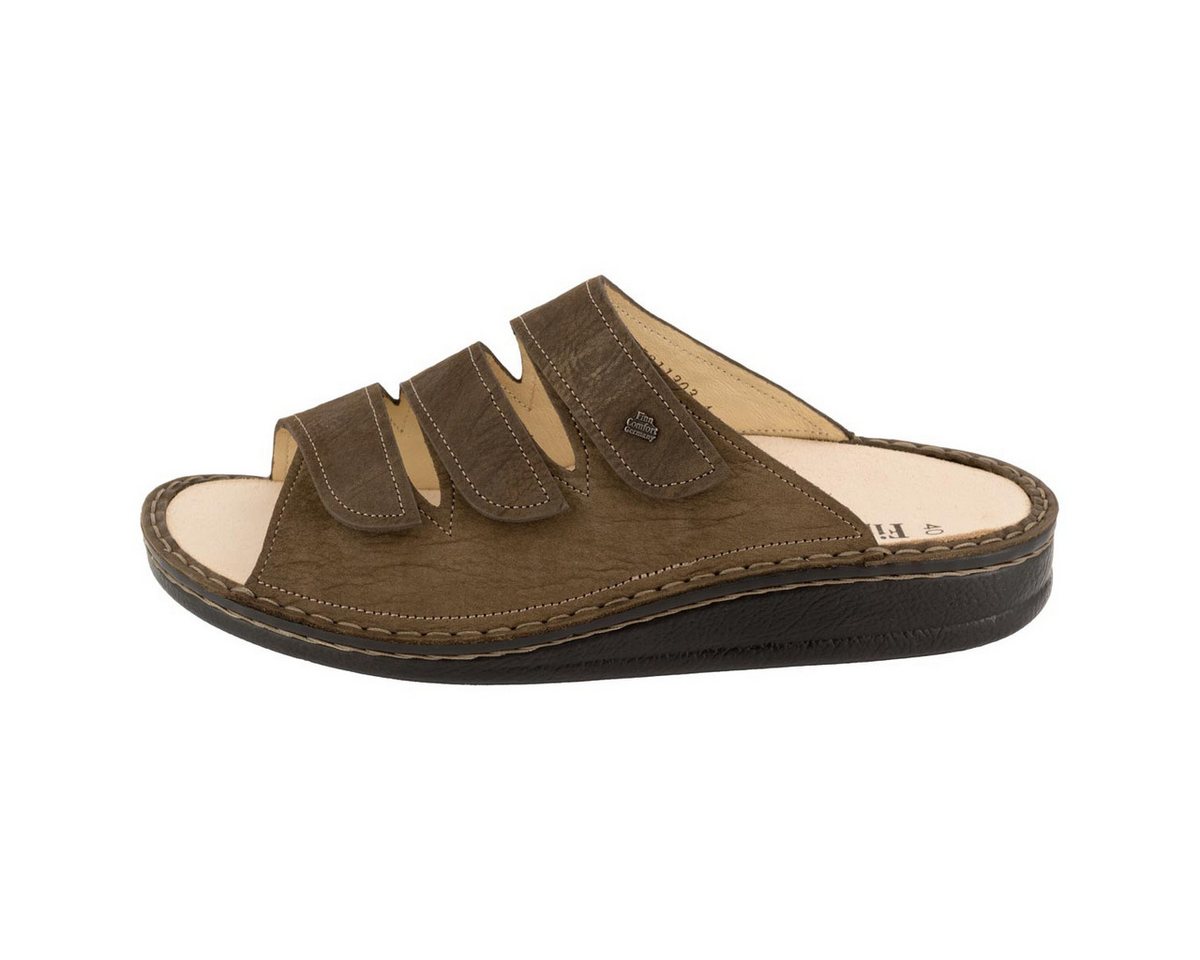 Finn Comfort Korfu Pantolette (1-tlg) Pantoletten - Langlebiger Tragekomfort (braun)