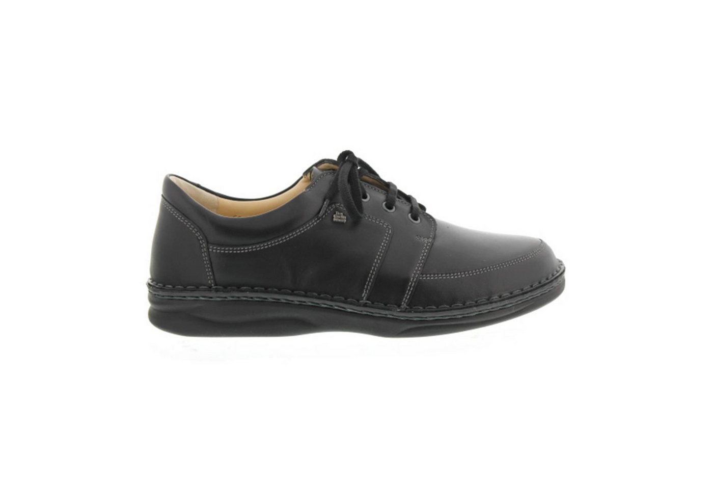 Finn Comfort Norwich, Halbschuh, Montana (Glattleder), schwarz 1111-06 Schnürschuh