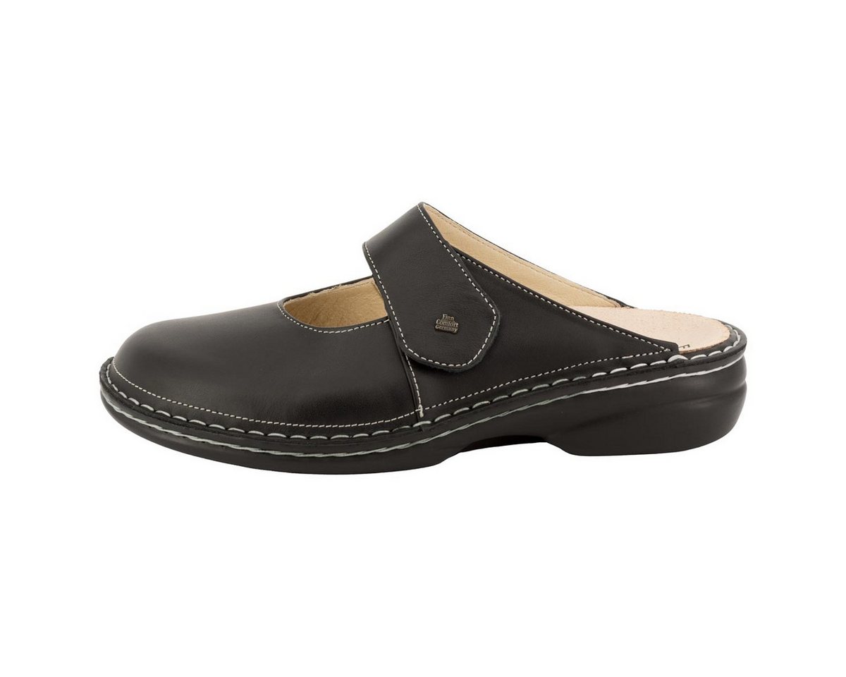 Finn Comfort STANFORD Pantolette (1-tlg) Pantoletten - Verstellbarer Klettverschluss für sicheren Halt