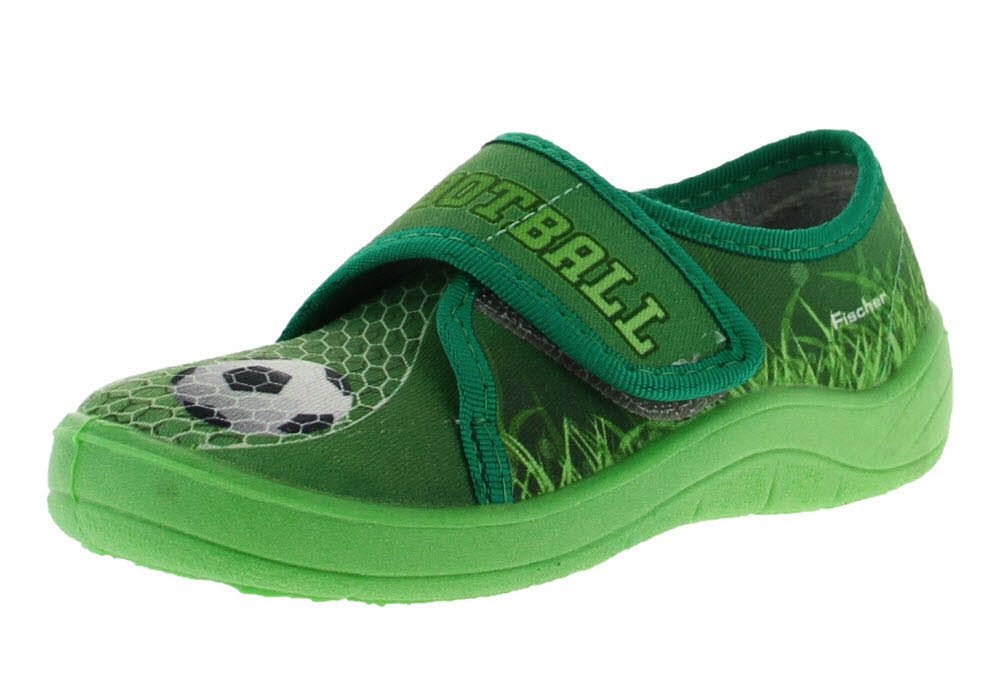 Fischer Hausschuh mit Klettverschluss Hausschuh