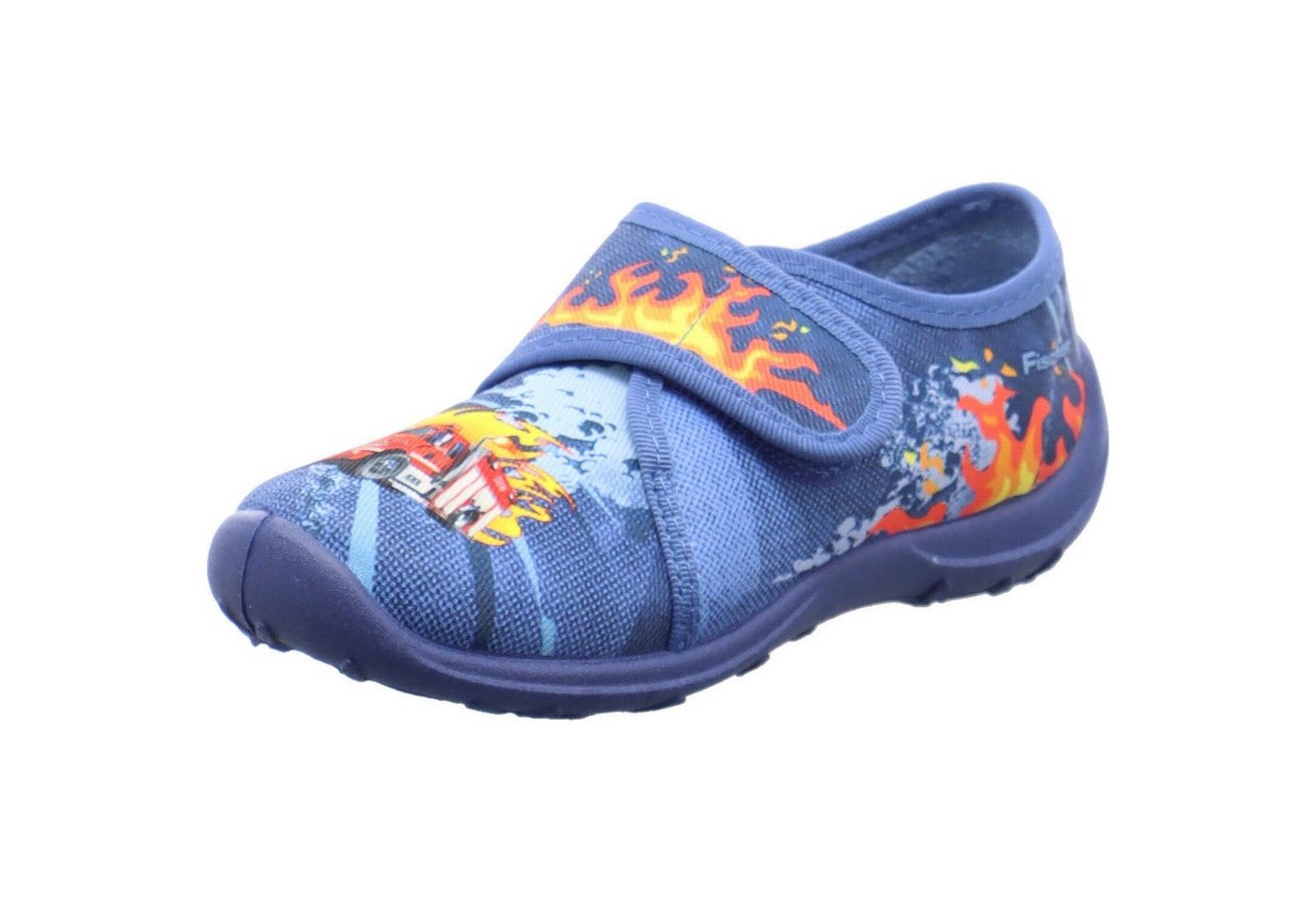 Fischer-Markenschuh Boogy Hausschuh (blau)