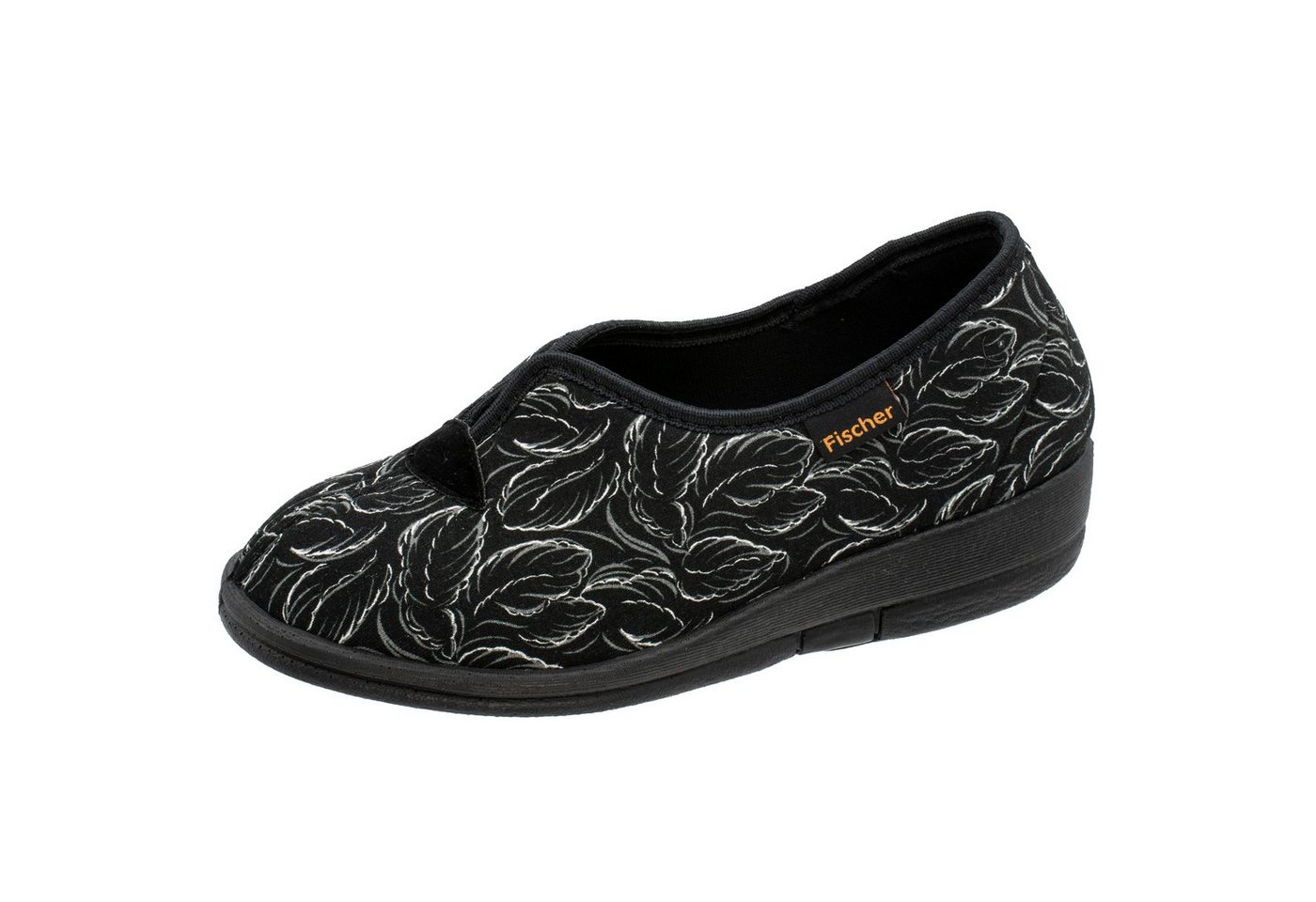 Fischer-Markenschuh Dora Hausschuh Microstretch, Textilfutter, Weite H, zum Schlupfen