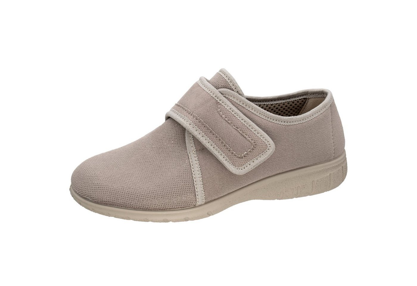 Fischer-Markenschuh Doris Klettschuh aus Stretchmaterial, Textilfutter, Ledereinlegesohle herausnehmbar