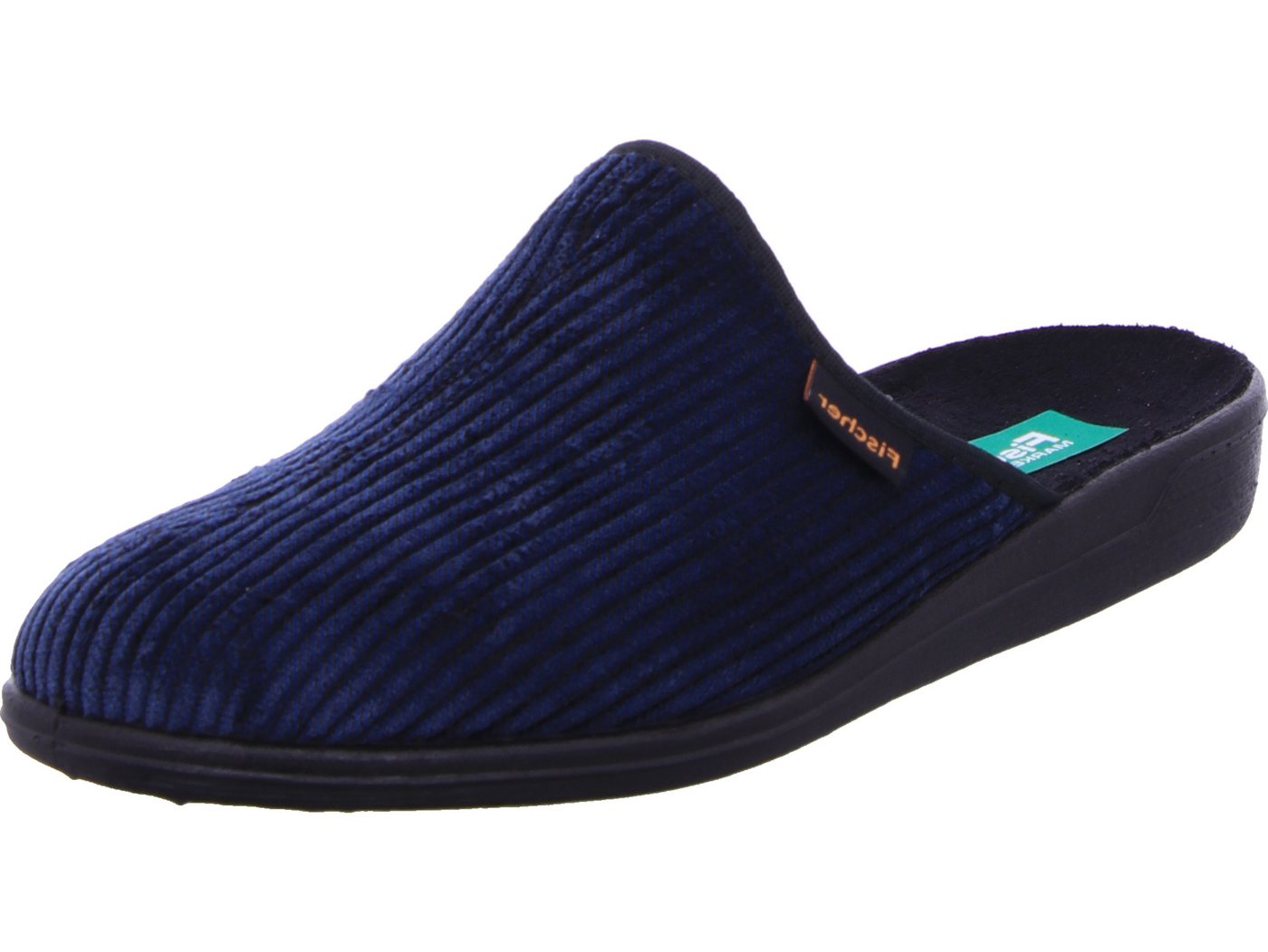 Fischer-Markenschuh Frank Pantoffel (blau)