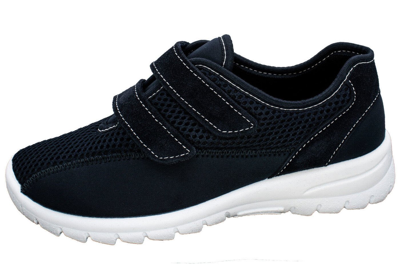 Fischer-Markenschuh Hausschuh (blau/schwarz)