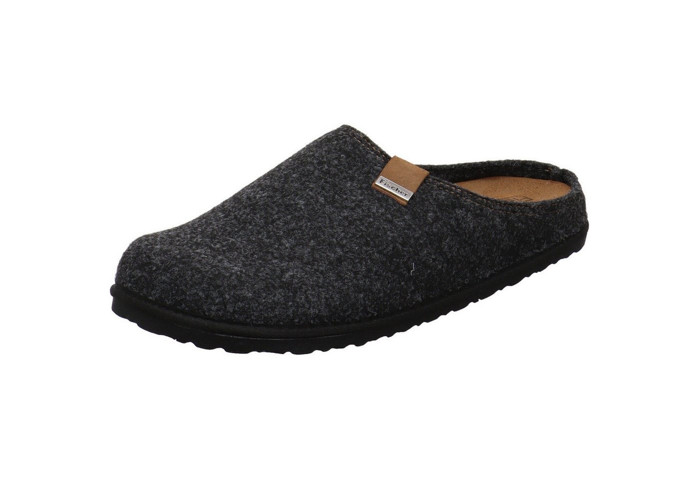 Fischer-Markenschuh Helge Hausschuh (grau)