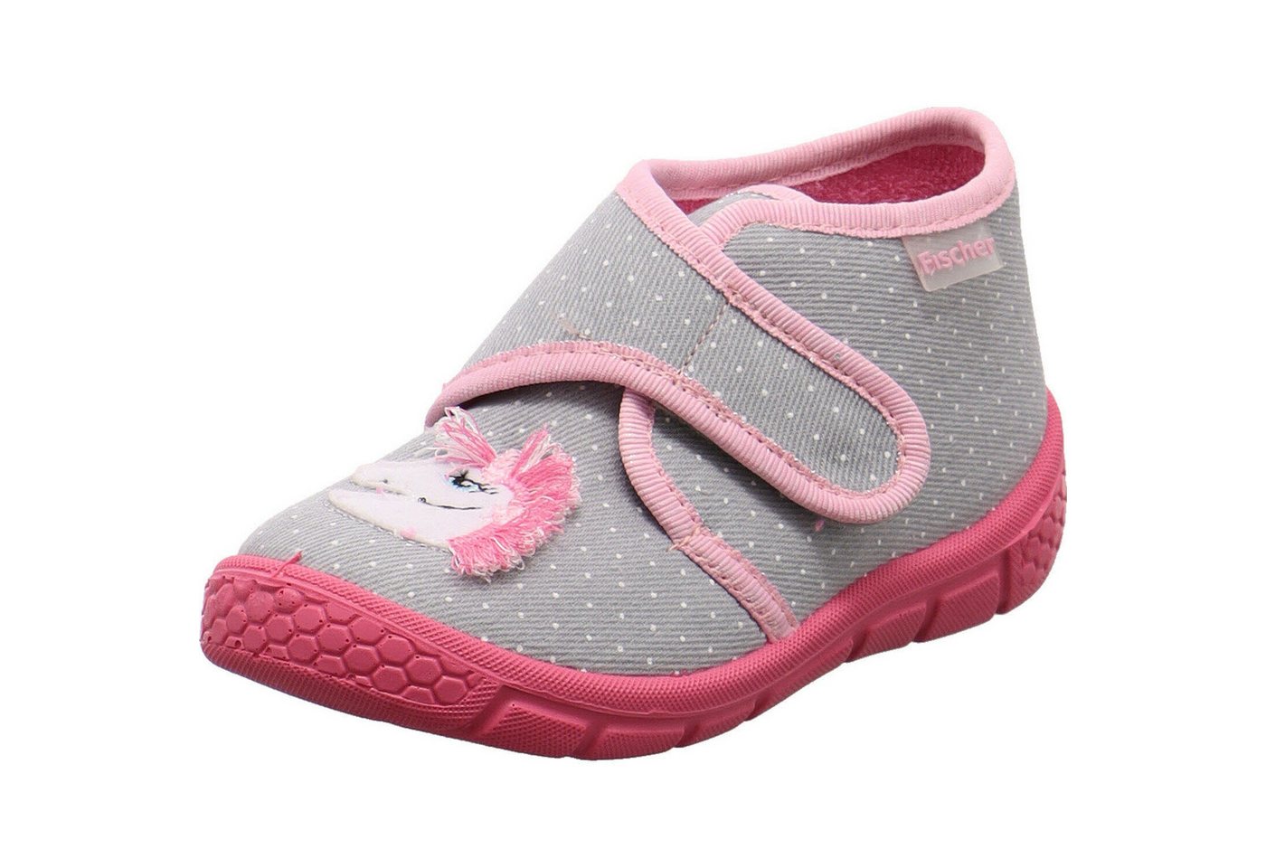 Fischer-Markenschuh Honey Hausschuh (grau)