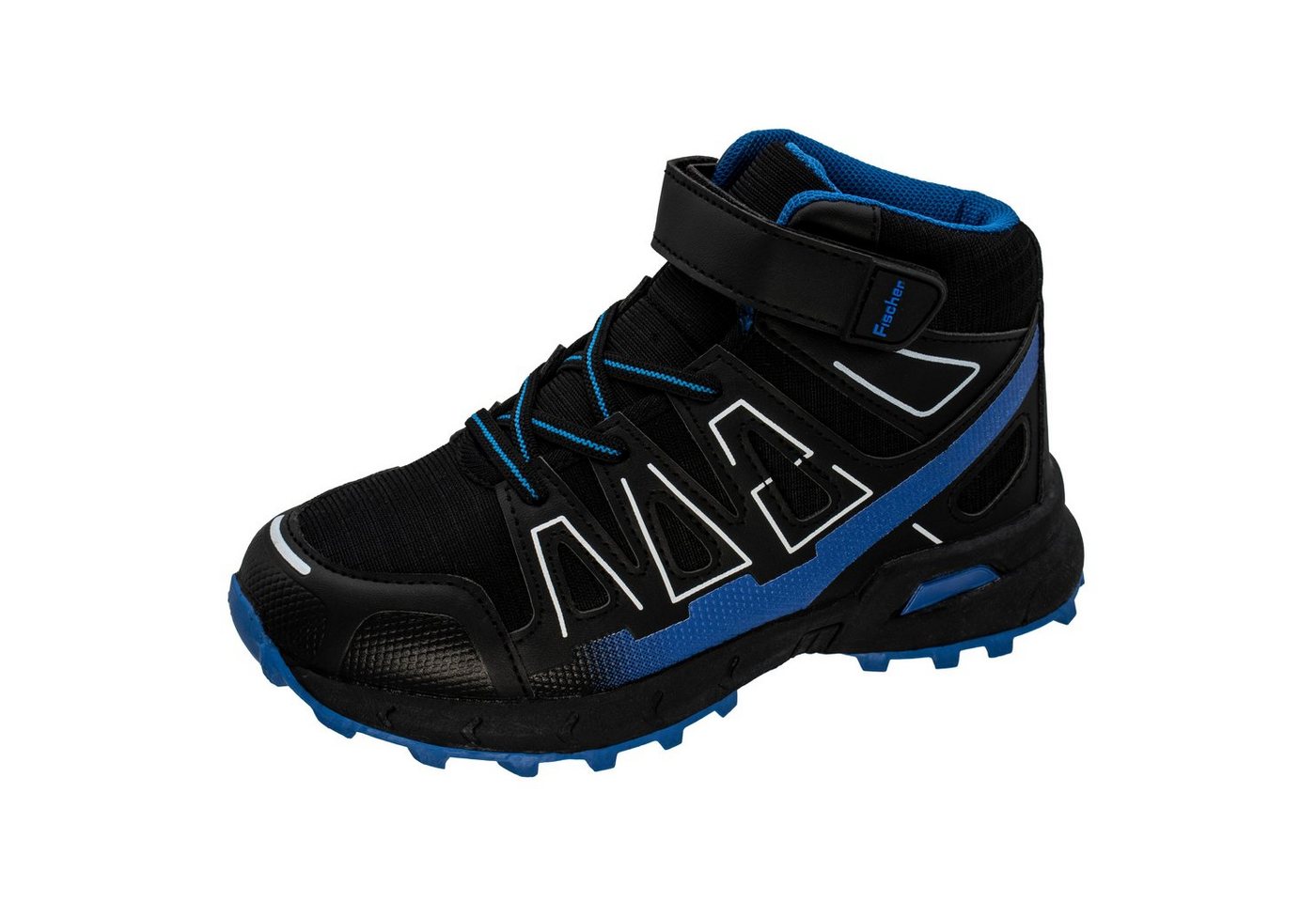 Fischer-Markenschuh Martin Wanderschuh aus Synthetik, mit Textilfutter, mit Gummizug + Klettverschluss