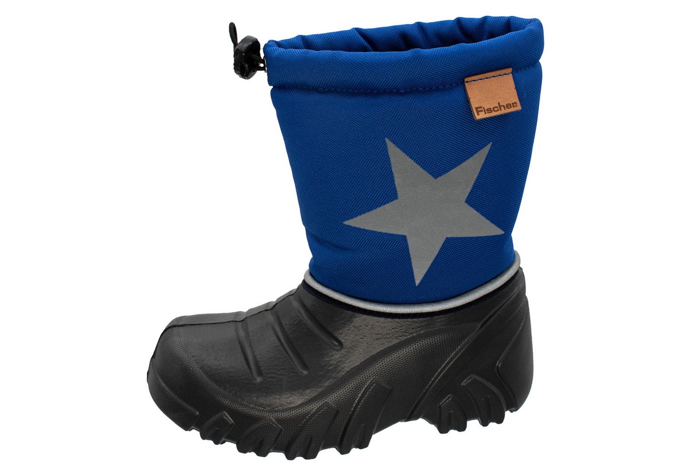 Fischer-Markenschuh Nick Snowboots aus PU und Mesh, Gummizug zum befestigen