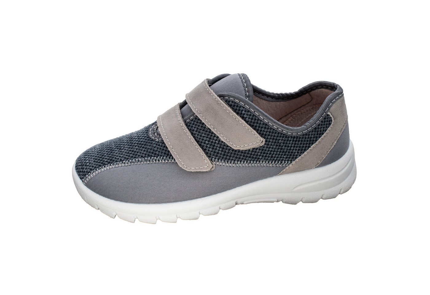 Fischer-Markenschuh Ortho Aktiv Klettschuh aus Mesh, mit Microtexfutter, Weite H, Einlegesohle herausnehmbar