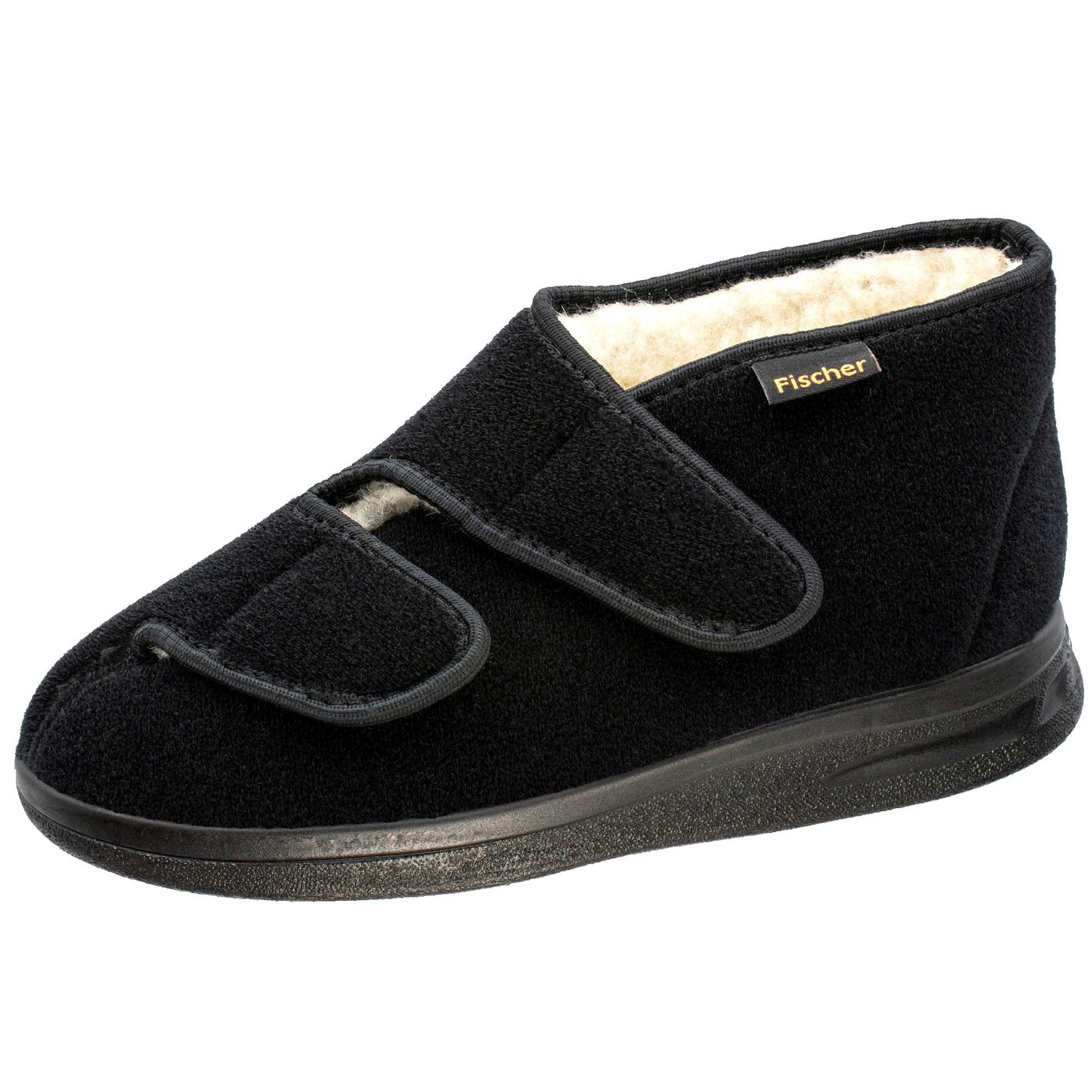 Fischer-Markenschuh Ortho Klettschuh Schurwollfutter, Weite K, 2 Klettverschlüsse