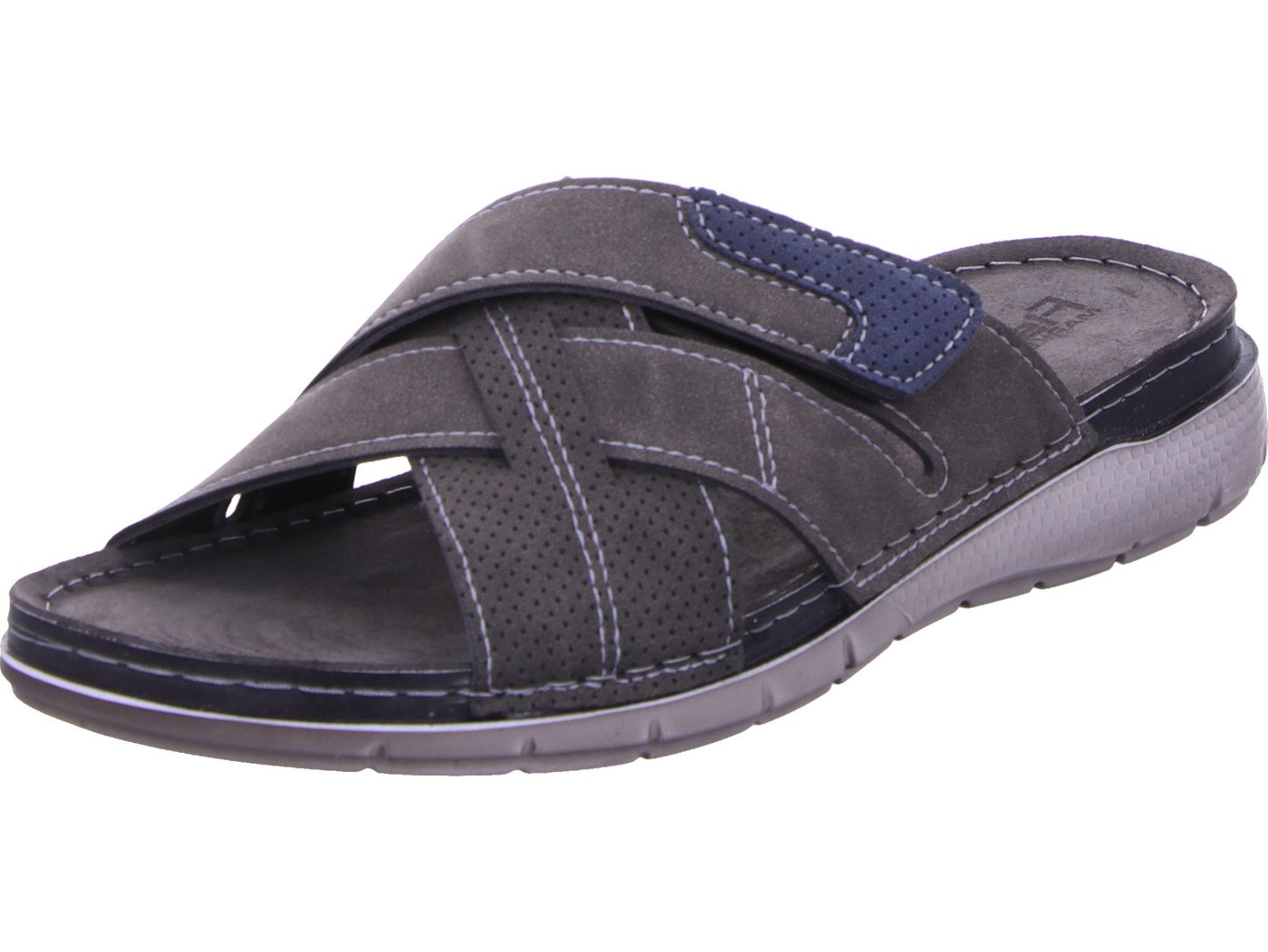 Fischer-Markenschuh Pantolette (grau)