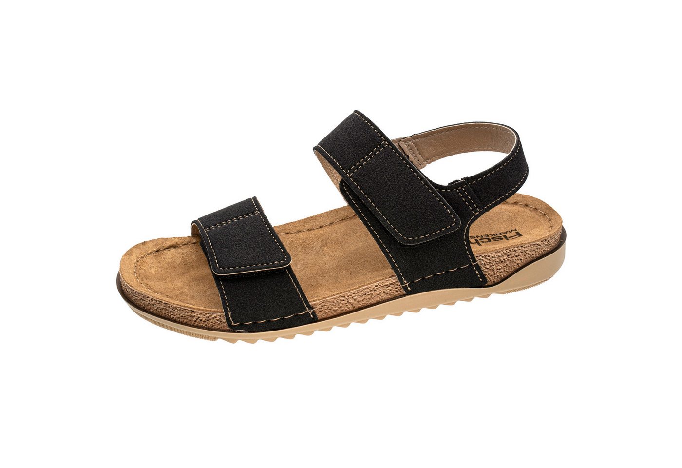 Fischer-Markenschuh Sarah Sandale aus Nappalino, mit Fleecefutter und gepolstertem Lederfußbett