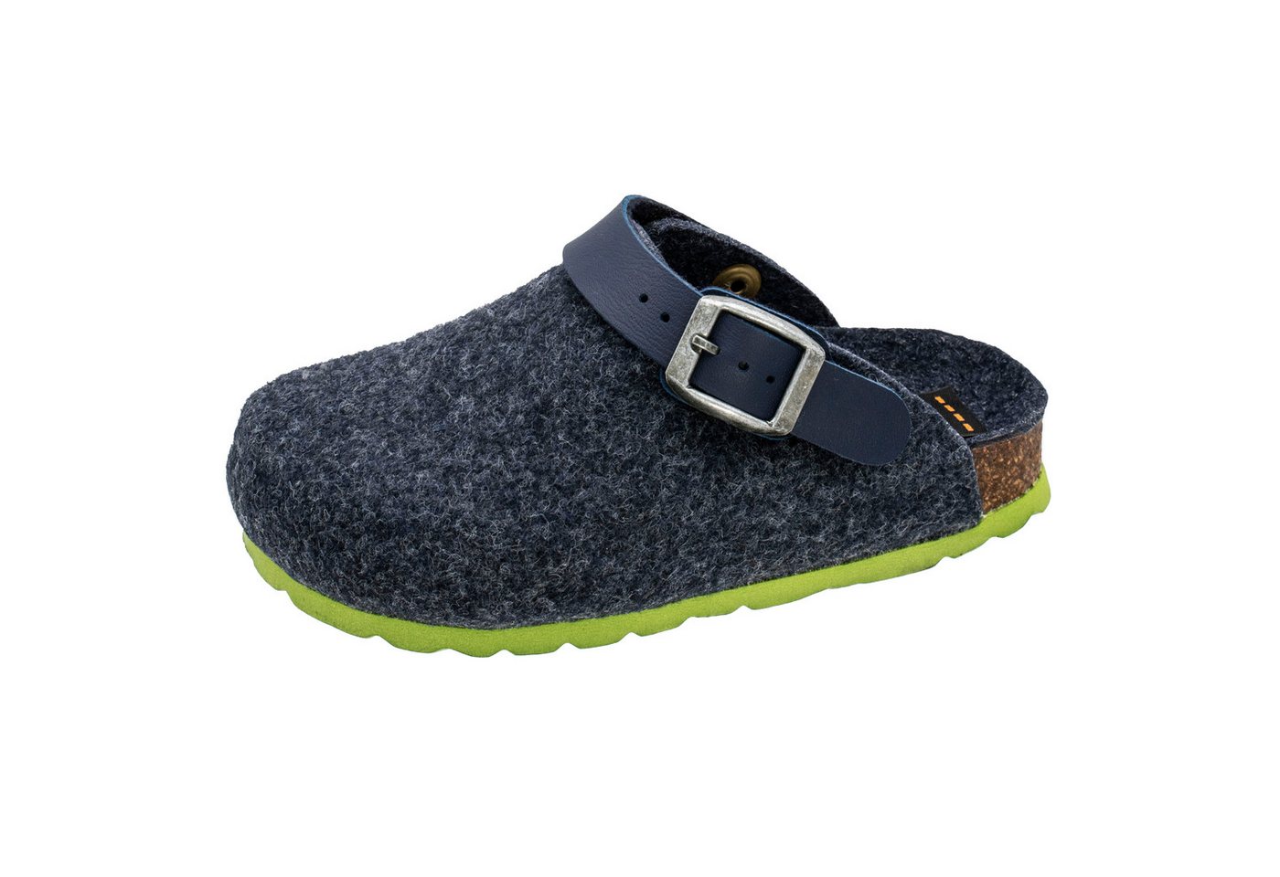 Fischer-Markenschuh Shetland Pantoffel aus Filz, mit Filzfutter, mit gepolstertem Fußbett