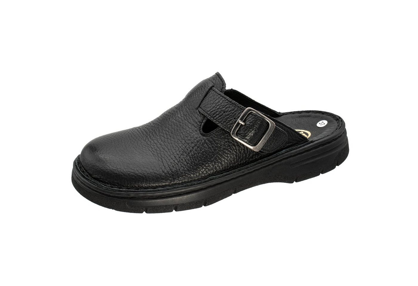 Fischer-Markenschuh Sina Pantolette aus Nappaleder, gepolstertes Lederfußbett