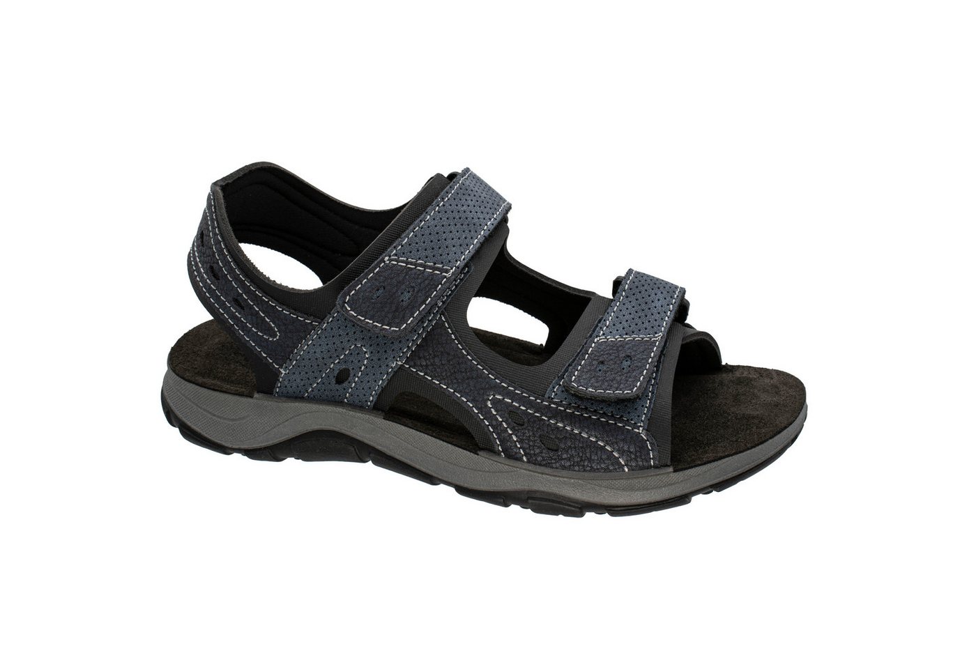 Fischer-Markenschuh Trekking Sandale aus Vegano (Lederimitat), Synthetik-Futter, Leichte PU-Sohle