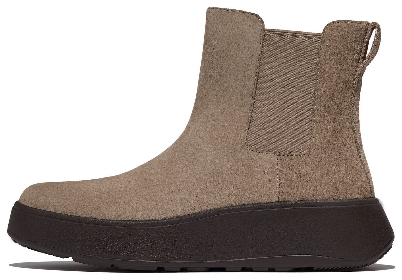 FitFlop F-MODE Chelseaboots Chunky Boots mit Plateausohle (braun)