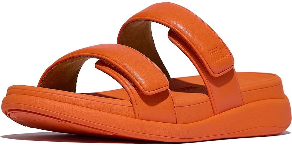 FitFlop F-Mode GO Adjustable Flatform Two-Bar Slides Sandale (Satsuma)