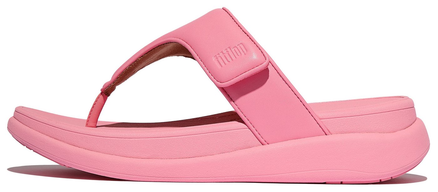 FitFlop F-MODE GO Zehentrenner, Sandale mit dämpfender MICROWOBBLEBOARD Technologie