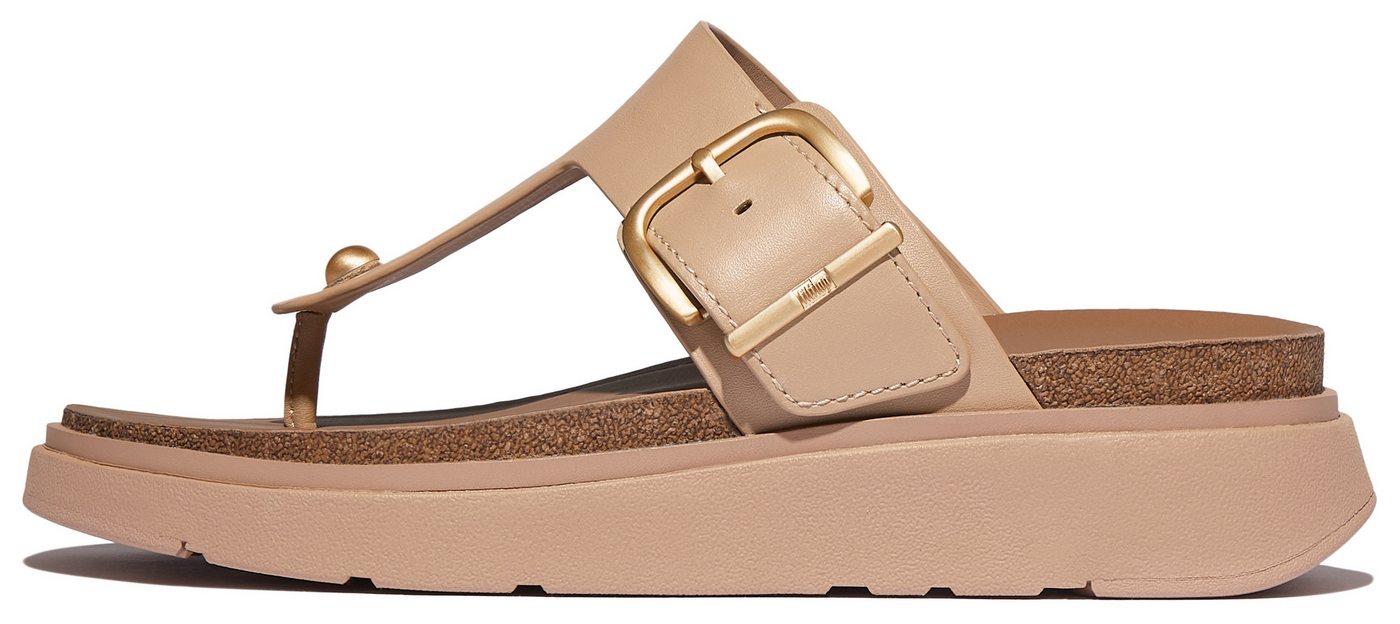 FitFlop GEN-FF Zehentrenner, Keilabsatz, Sommerschuh, Schlappen mit verstellbarer Schnalle