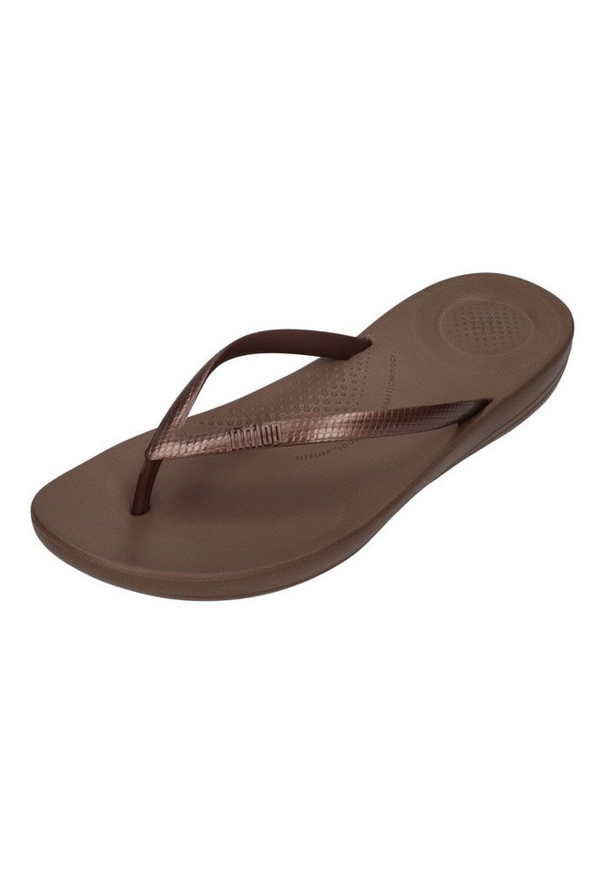 FitFlop IQUSHION ERGONOMIC FLIP E54 Zehentrenner Bronze