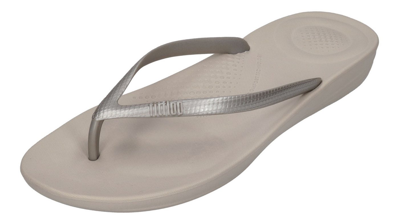 FitFlop IQUSHION ERGONOMIC FLIP E54 Zehentrenner Silver